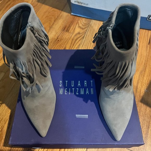 Stuart Weitzman Tan Booties size 9M - Picture 1 of 5